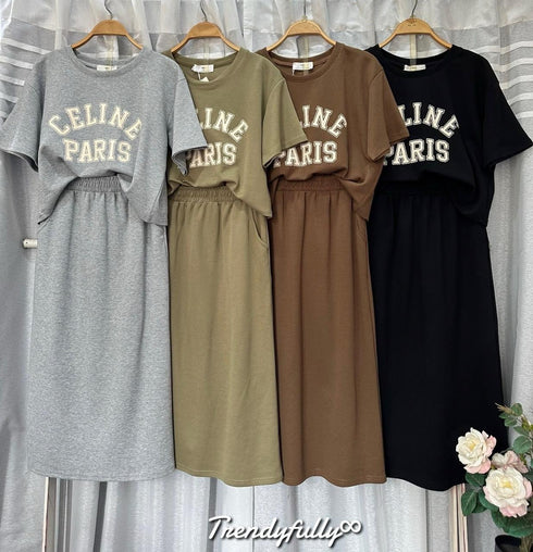 Spring Casual Co-Ord Sets With Bag
